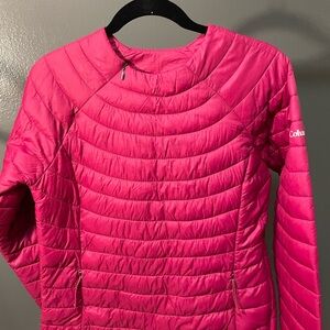 Columbia Women's Pullover Pink Ski Shirt Small